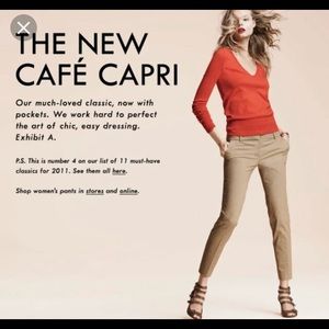 J Crew Cafe Capri Natural